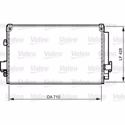 Condenseur, climatisation VALEO 814262
