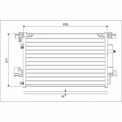Condenseur, climatisation VALEO 814315