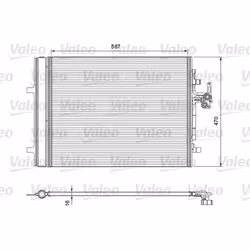 Condenseur, climatisation VALEO 814318