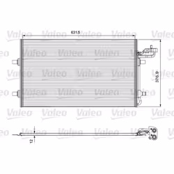 Condenseur, climatisation VALEO 814324