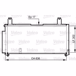 Condenseur, climatisation VALEO 814330