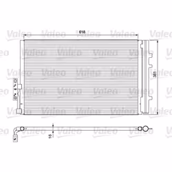 Condenseur, climatisation VALEO 814386