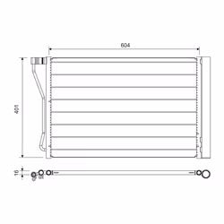 Condenseur, climatisation VALEO 814388