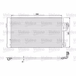 Condenseur, climatisation VALEO 814391