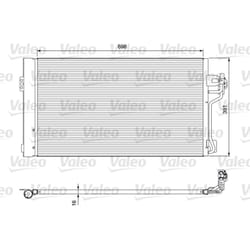 Condenseur, climatisation VALEO 814391