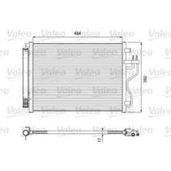 Condenseur, climatisation VALEO 814396