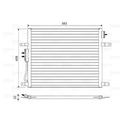 Condenseur, climatisation VALEO 814443