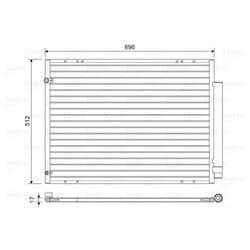 Condenseur, climatisation VALEO 814448