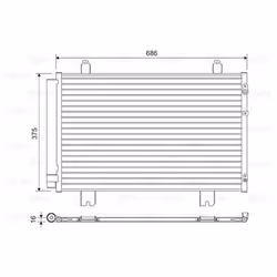 Condenseur, climatisation VALEO 814450