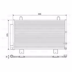 Condenseur, climatisation VALEO 814451
