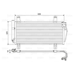 Condenseur, climatisation VALEO 814456