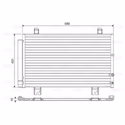 Condenseur, climatisation VALEO 814460