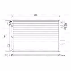 Condenseur, climatisation VALEO 814461