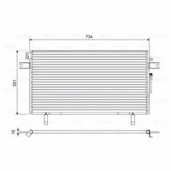 Condenseur, climatisation VALEO 814489
