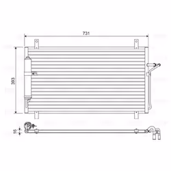 Condenseur, climatisation VALEO 814496