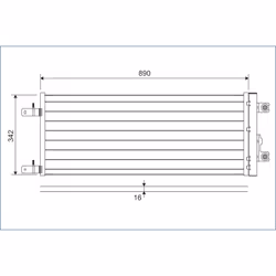 Condenseur, climatisation VALEO 815125