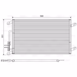 Condenseur, climatisation VALEO 817386