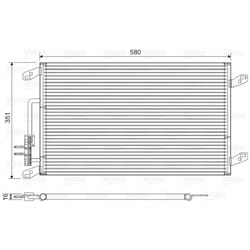 Condenseur, climatisation VALEO 817386