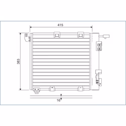 Condenseur, climatisation VALEO 817506
