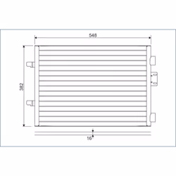 Condenseur, climatisation VALEO 817602