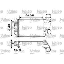 Echangeur intercooler - VALEO - 817632 - RAS CITR Jumper (94>01) 1.9 TD
