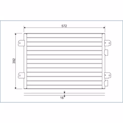 Condenseur, climatisation VALEO 817701