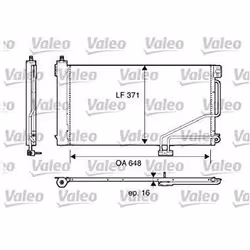 Condenseur de climatisation - VALEO - 817848 - COND MERCEDES Classe C CLK SLK
