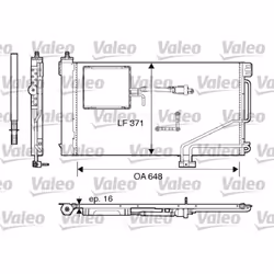Condenseur, climatisation VALEO 817849