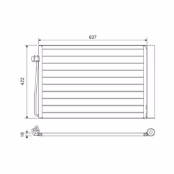 Condenseur, climatisation VALEO 817850