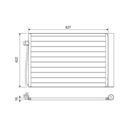 Condenseur, climatisation VALEO 817850