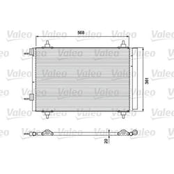 Condenseur de climatisation - VALEO - 818171 - COND PSA C4 DS4 DS5 308 3008 5008
