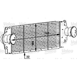 Echangeur intercooler - VALEO - 818272 - RAS VOLSWAGEN Transporter V
