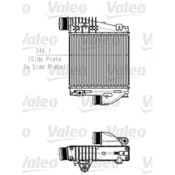 Echangeur intercooler - VALEO - 818290 - RAS PEUGEOT 308 1.6 HDI 05 2013->