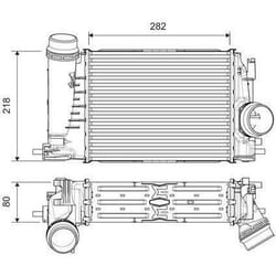 Intercooler échangeur Renault kadjar - VALEO - 818316