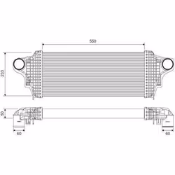 Intercooler échangeur Mercedes gl class m class - VALEO - 818320
