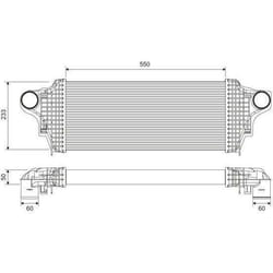 Intercooler échangeur Mercedes gl class m class - VALEO - 818320