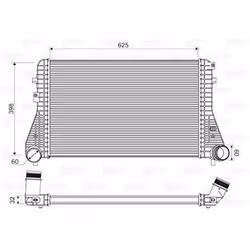 Intercooler échangeur Audi tt - VALEO - 818339