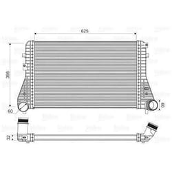 Intercooler échangeur Audi tt - VALEO - 818339