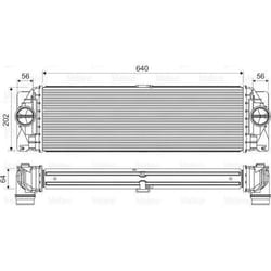 Intercooler échangeur Volkswagen crafter - VALEO - 818341