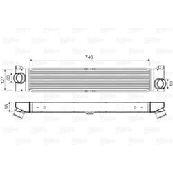 Intercooler échangeur Citroen jumper - VALEO - 818569