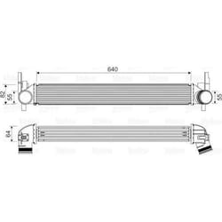 Intercooler échangeur Audi A1 - VALEO - 818574