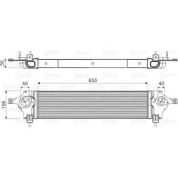 Intercooler échangeur Nissan qashqai - VALEO - 818589