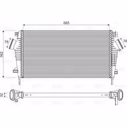 Intercooler échangeur Opel insignia - VALEO - 818603