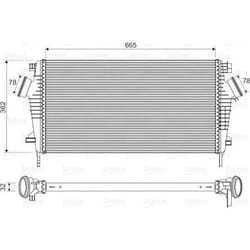 Intercooler échangeur Opel insignia - VALEO - 818603