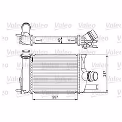 Intercooler échangeur Dacia dokker - VALEO - 818622