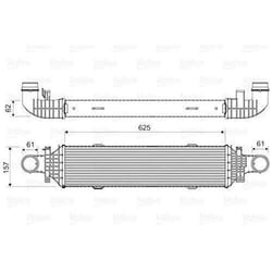 Intercooler échangeur Mercedes classe c - VALEO - 818631