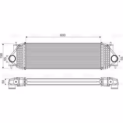 Intercooler échangeur Suzuki grand vitara - VALEO - 818662