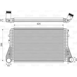 Intercooler échangeur Audi A3 - VALEO - 818674