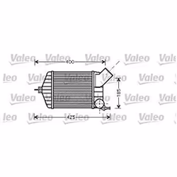 Echangeur intercooler - VALEO - 818725 - RAS FIAT Punto II(99>03)1.9D1.9JTD