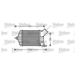 Echangeur intercooler - VALEO - 818725 - RAS FIAT Punto II(99>03)1.9D1.9JTD